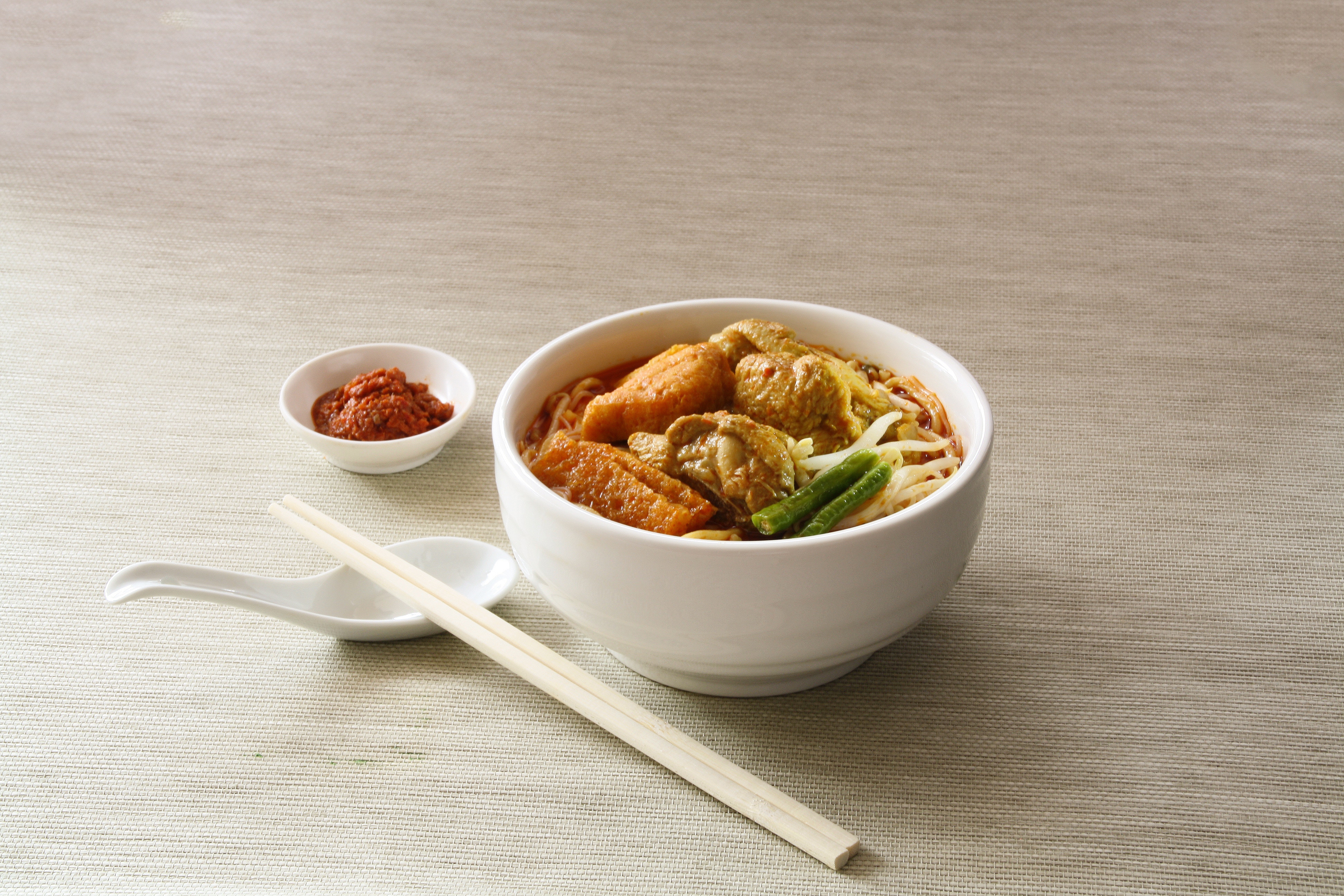 noodle, chicken, and soup bowl
